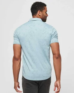 TravisMathew Polos>Warmer Tides Scoop Polo