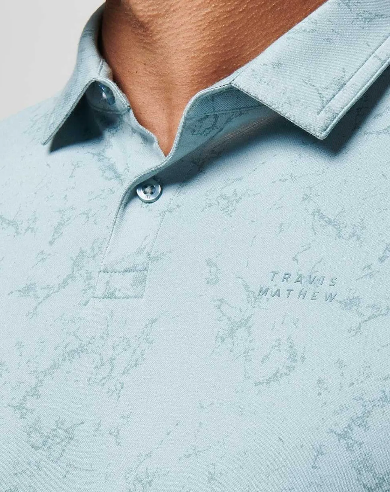 TravisMathew Polos>Warmer Tides Scoop Polo