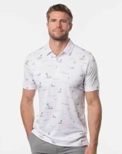 TravisMathew Polos>Warp Drive Polo