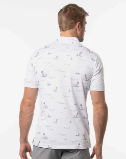 TravisMathew Polos>Warp Drive Polo