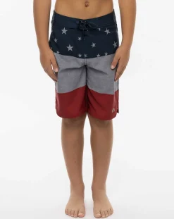 TravisMathew Youth Bottoms>Water Slide Youth Boardshort