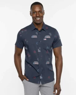 TravisMathew Button-Ups>What Goes Up Button-Up