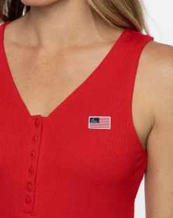 TravisMathew Tees>Wine Time Ribbed Tank